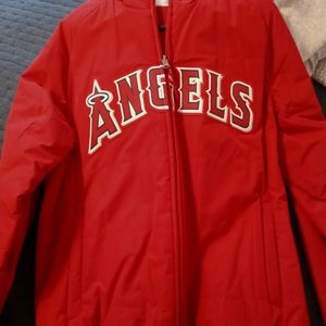 Los Angeles Angels Majestic Authentic On Field Zip-Up Jacket